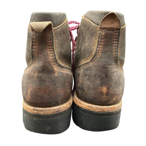 Vintage Vasque Leather Mountaineering Hiking Boots Sz 8 Made in USA Vibram Sole - Picture 3 of 7